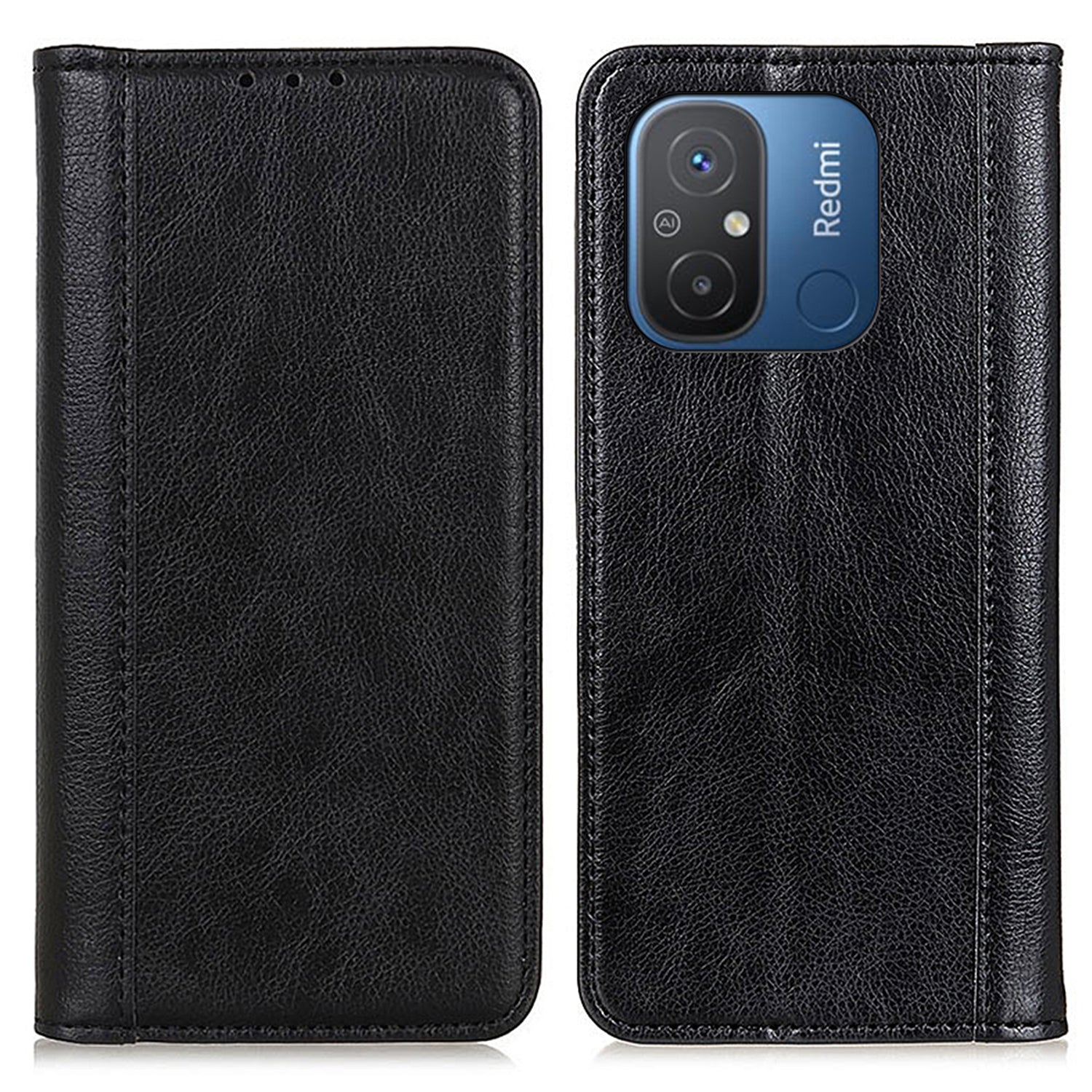 For Xiaomi Redmi 12C 4G 11A 4G Magnetic Closure Phone Case Litchi Texture Split Leather Wallet Phone Cover with Stand For Xiaomi Redmi 12C 4G 11A 4G Magnetic Closure Phone Case Litchi Texture Split Leather Wallet Phone Cover with Stand